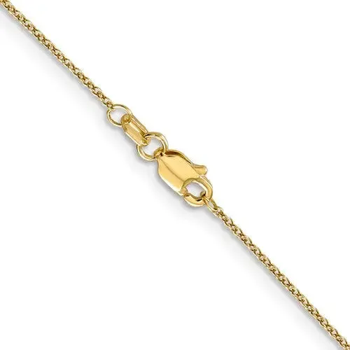 0.90mm 14K Gold Cable Chain