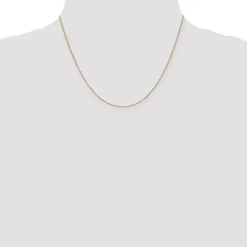0.90mm 14K Gold Cable Chain