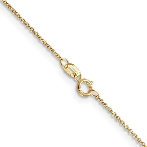 0.90mm 14K Gold Cable Chain