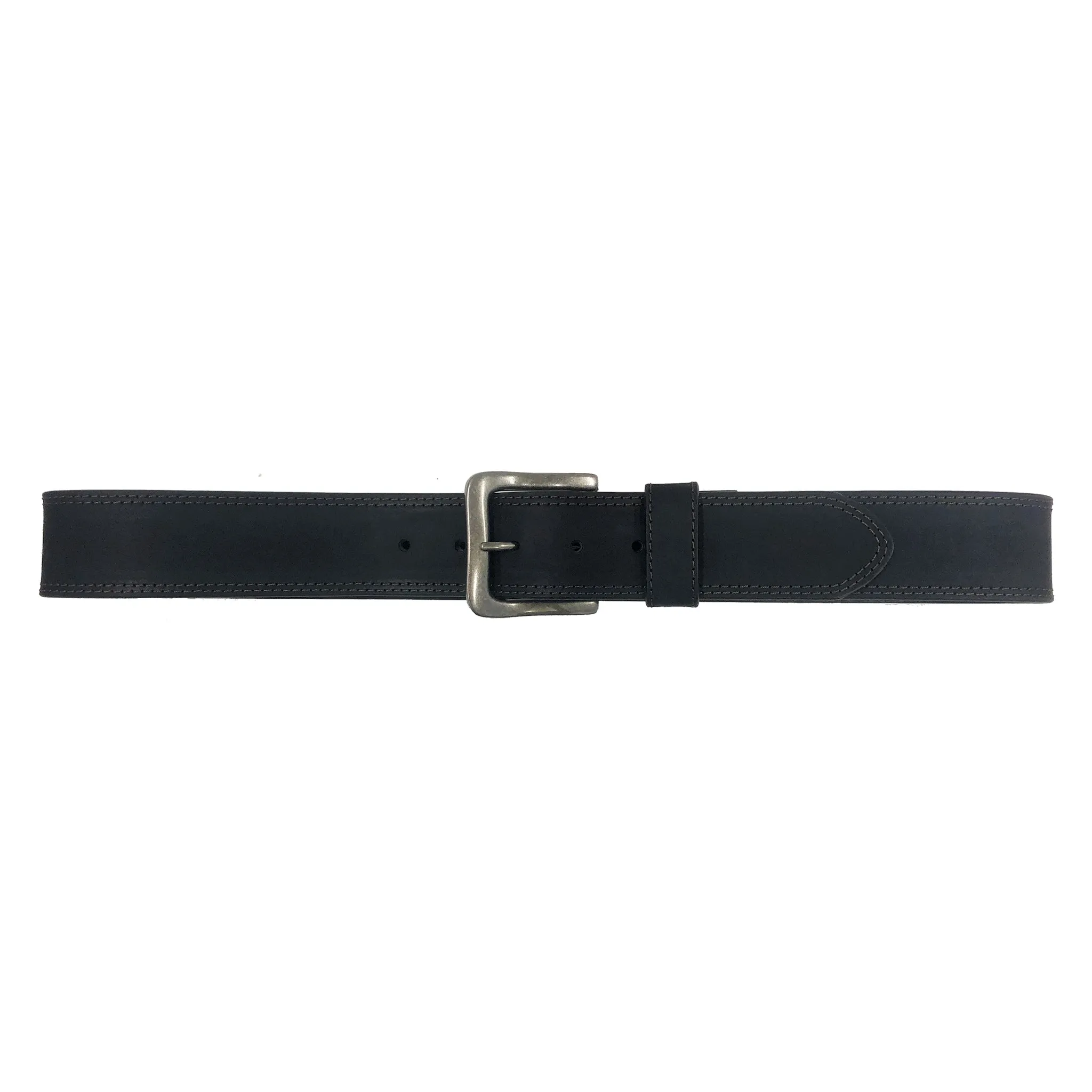 1 5/8" Wide Double Subtle Contrast Stitch Belt