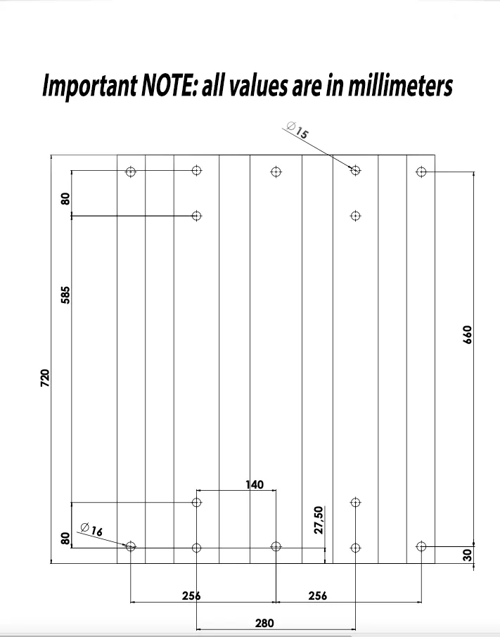 100 MM Heavy Duty Brackets to Increase Height for T10 Fifth Wheel Hitch for Pickup Trucks