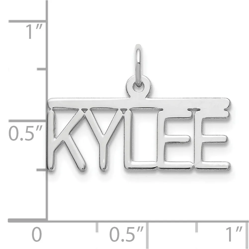 10KW Polished Arial Rounded Font Name Plate