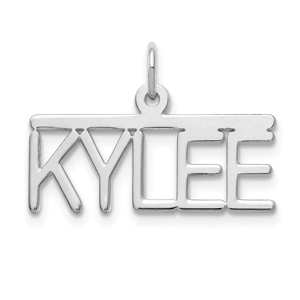 10KW Polished Arial Rounded Font Name Plate
