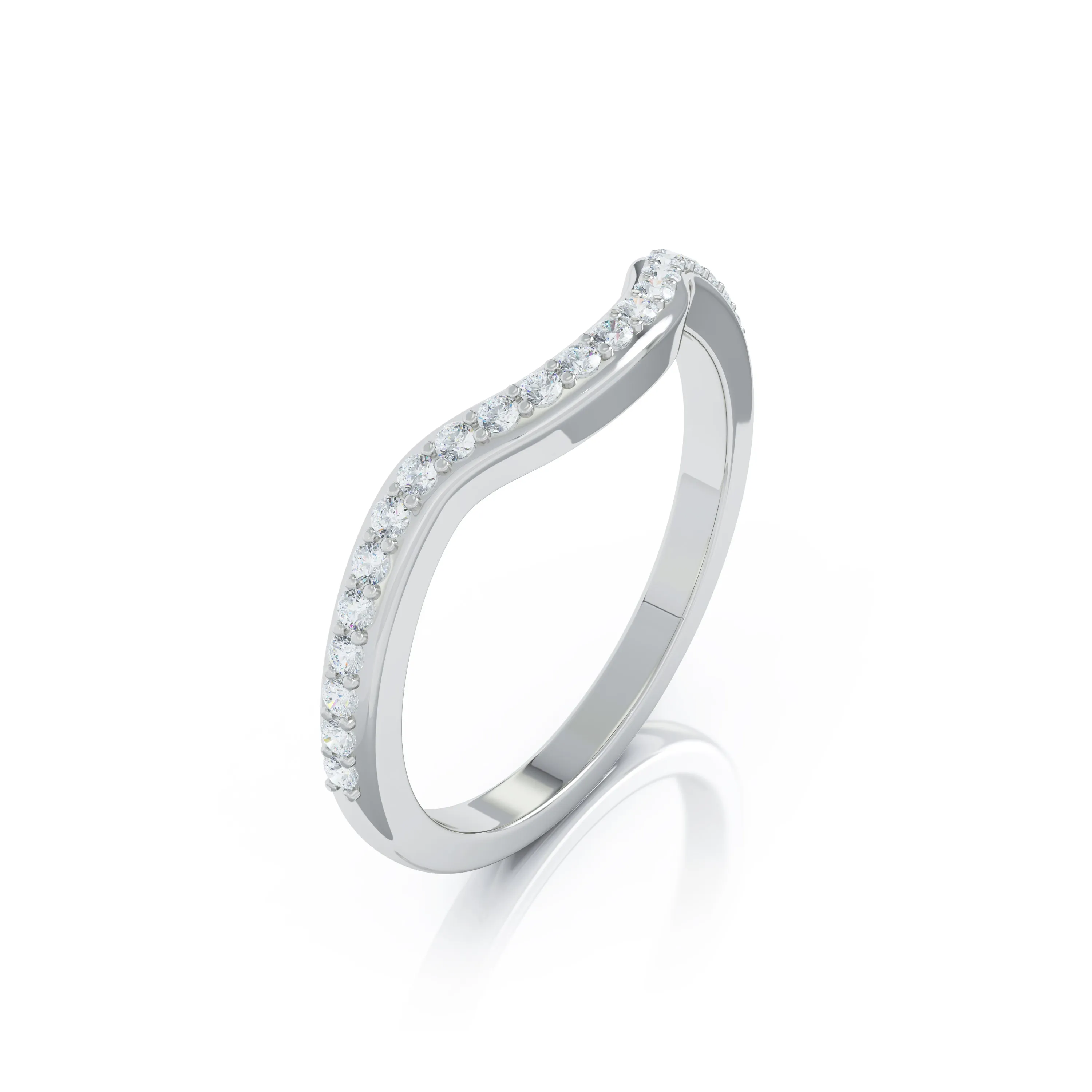11MM Citrine & Diamond Wedding Set in 14K Gold