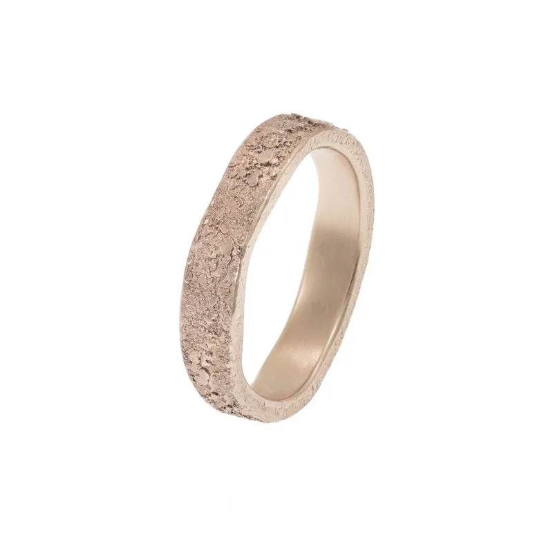 14K Gold Organic Band