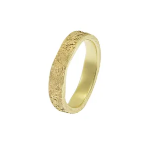 14K Gold Organic Band