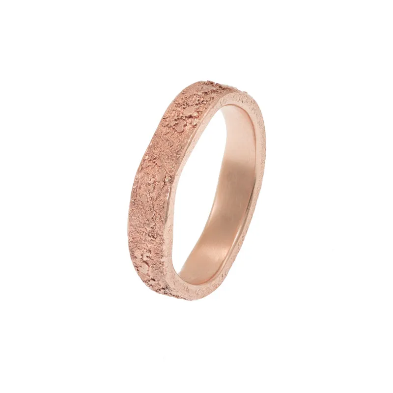 14K Gold Organic Band