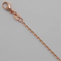 14k Gold Oval Diamond Cut Link