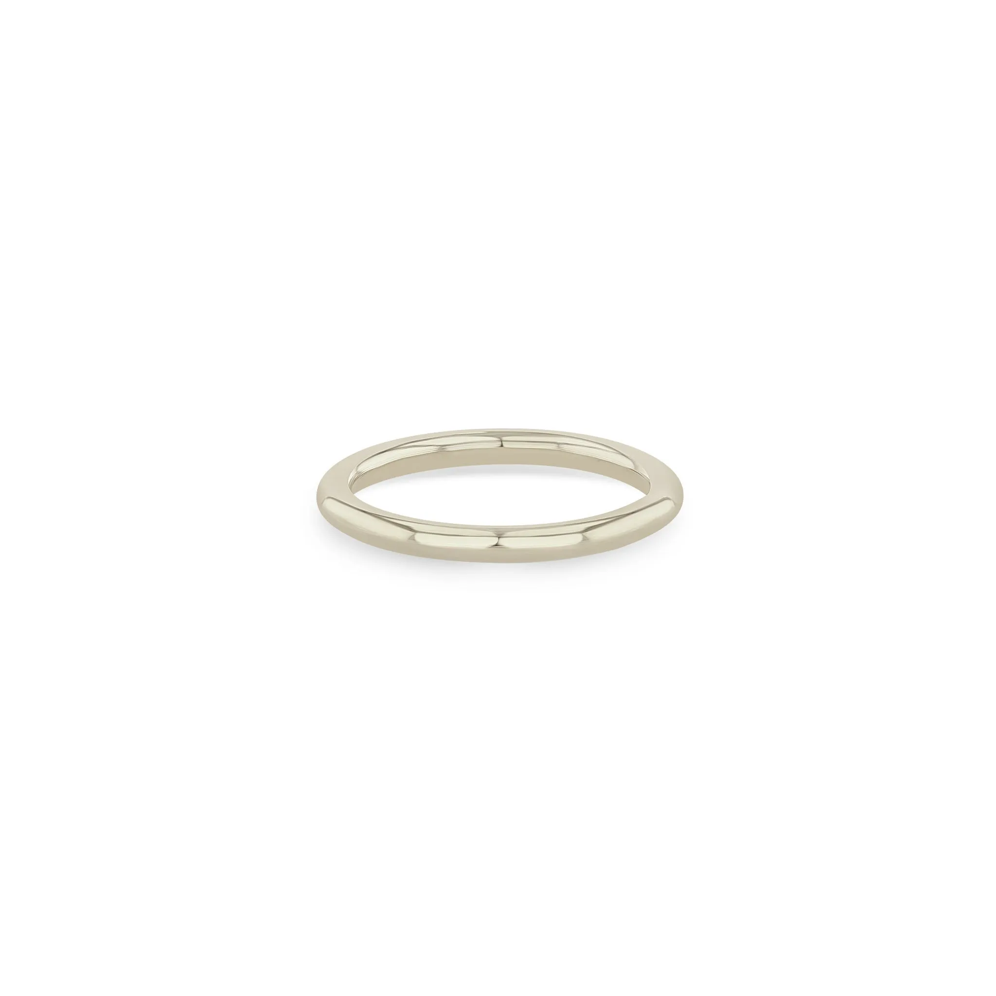 14k Gold Rounded Band Ring