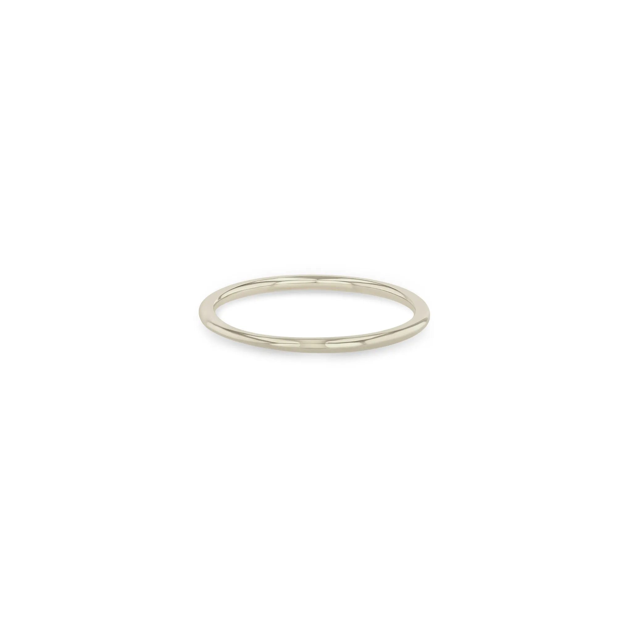 14k Gold Rounded Band Ring