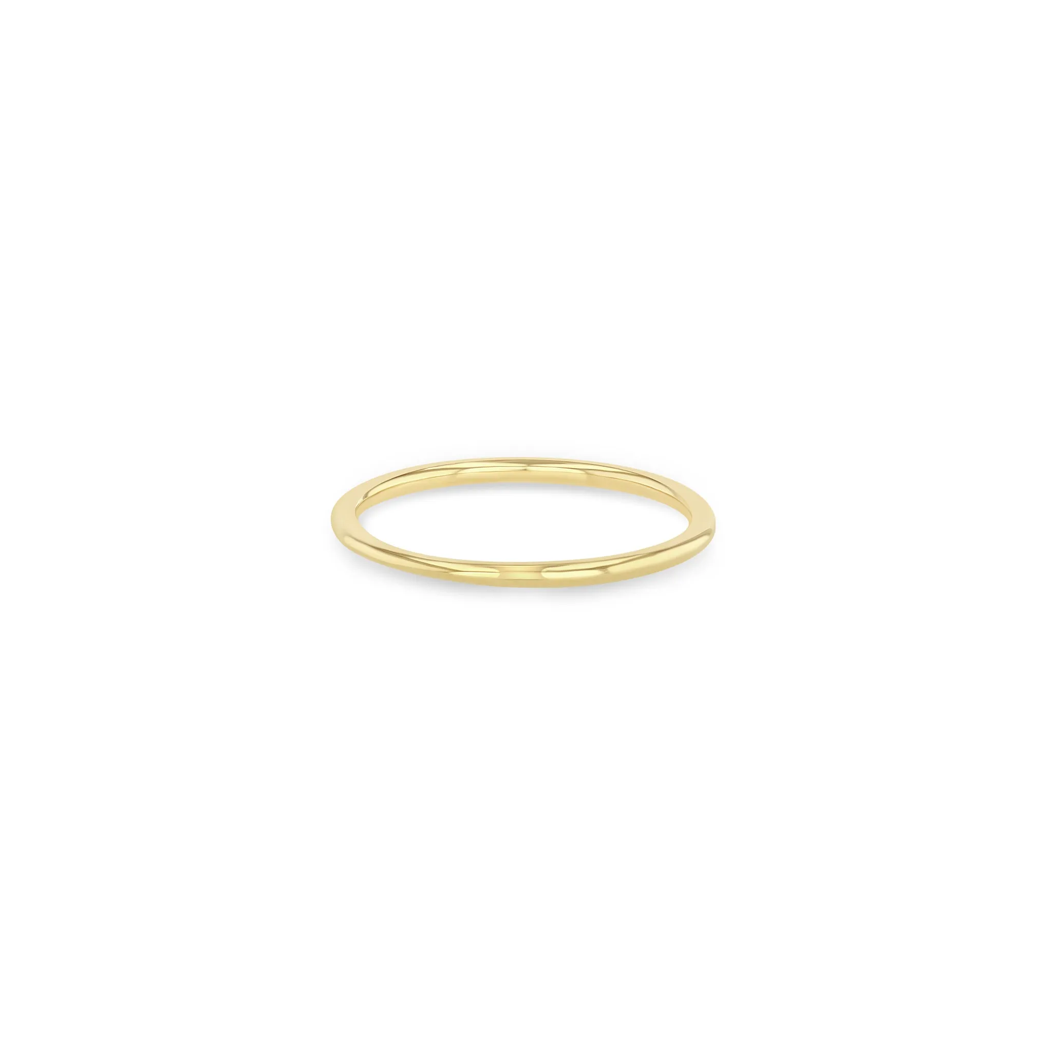 14k Gold Rounded Band Ring