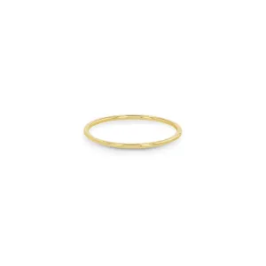 14k Gold Rounded Band Ring