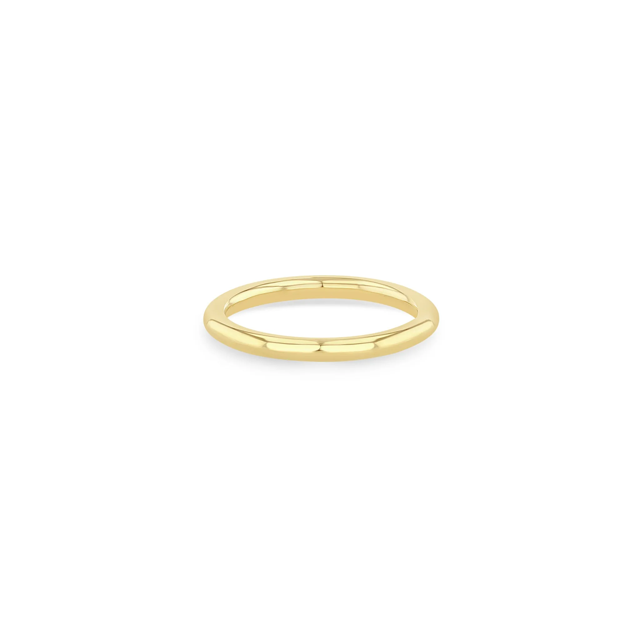 14k Gold Rounded Band Ring