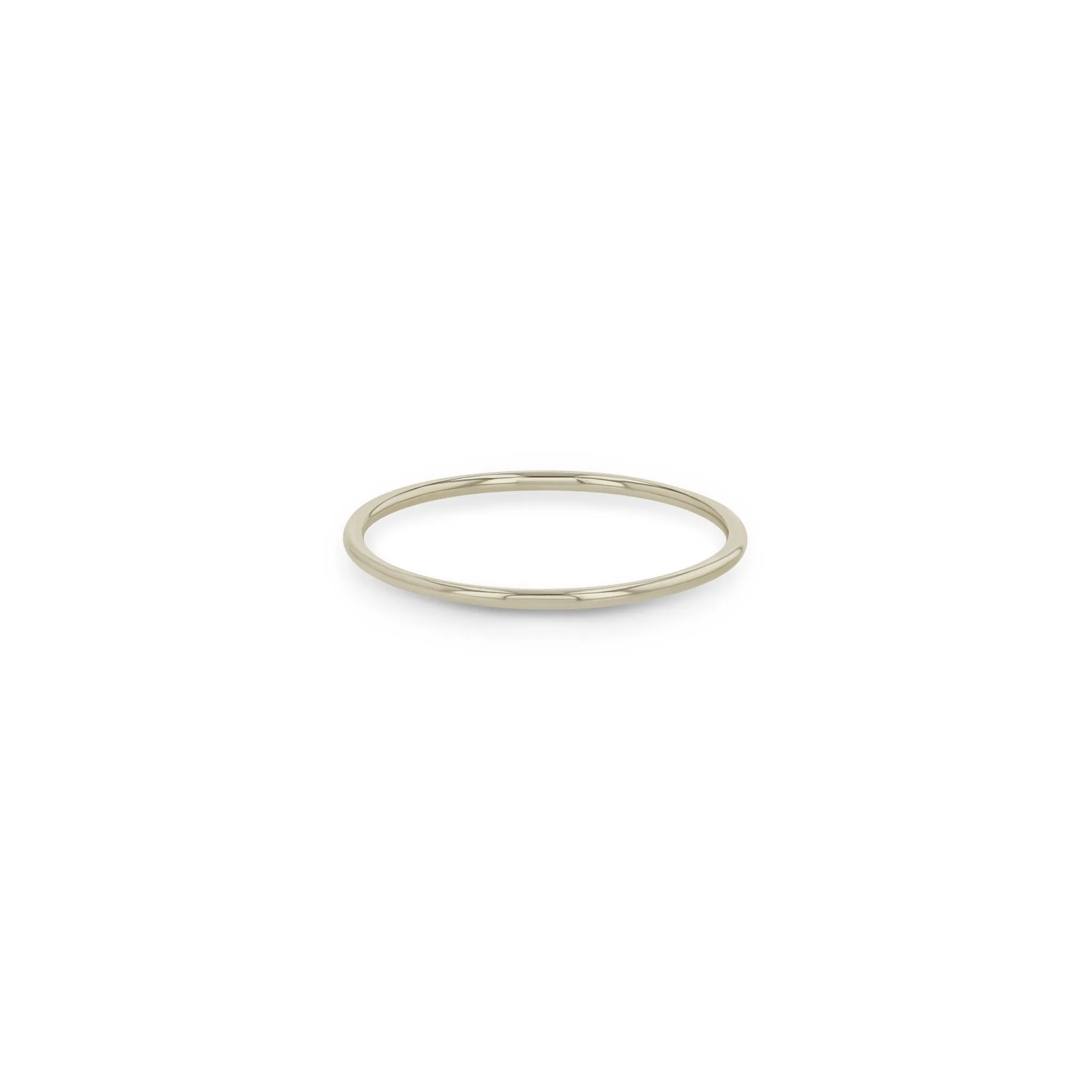 14k Gold Rounded Band Ring