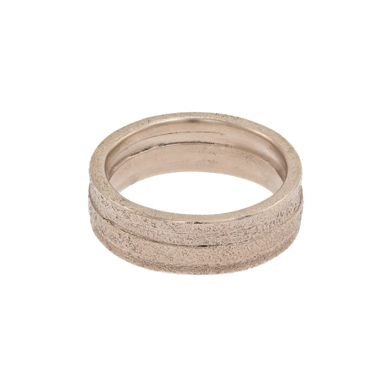 14K Gold Uneven Band