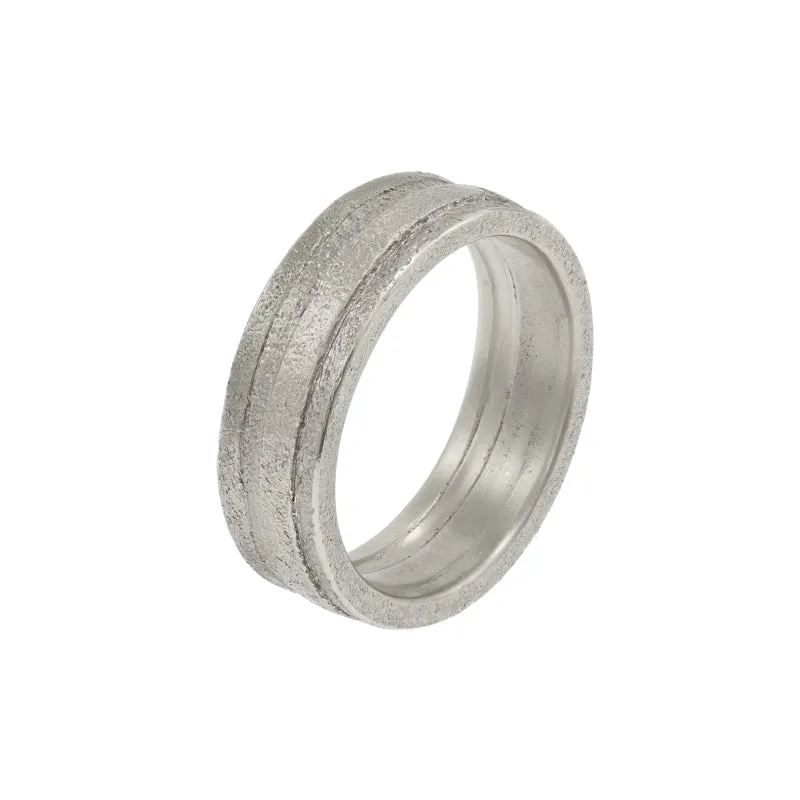 14K Gold Uneven Band