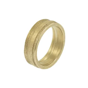 14K Gold Uneven Band