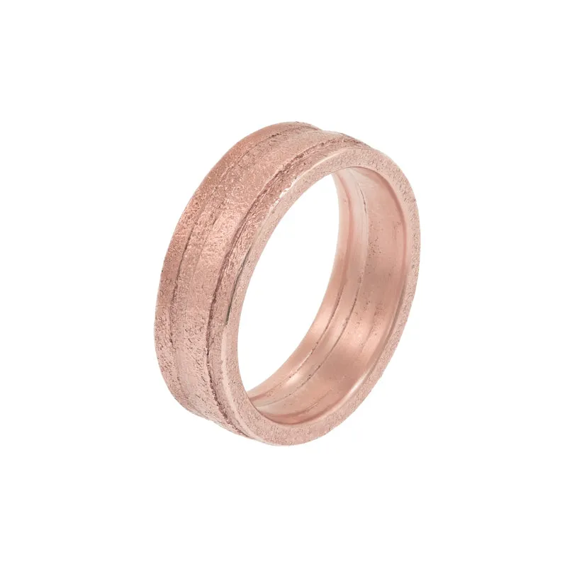 14K Gold Uneven Band
