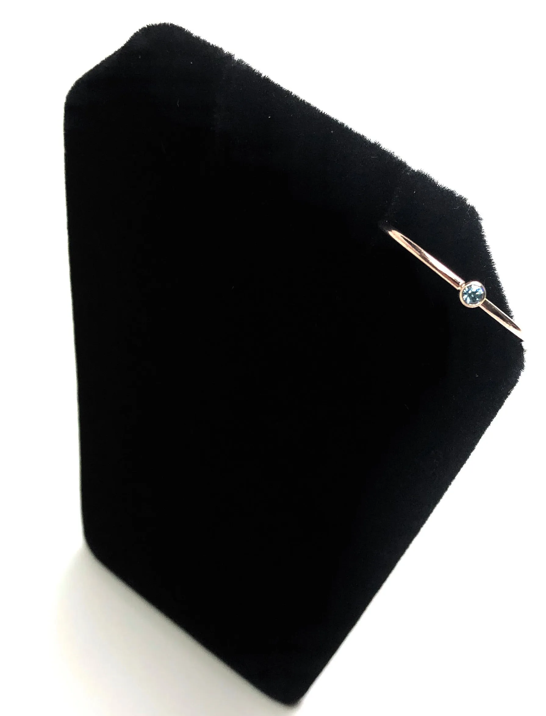 14kRGF 2mm Swiss Blue Ring