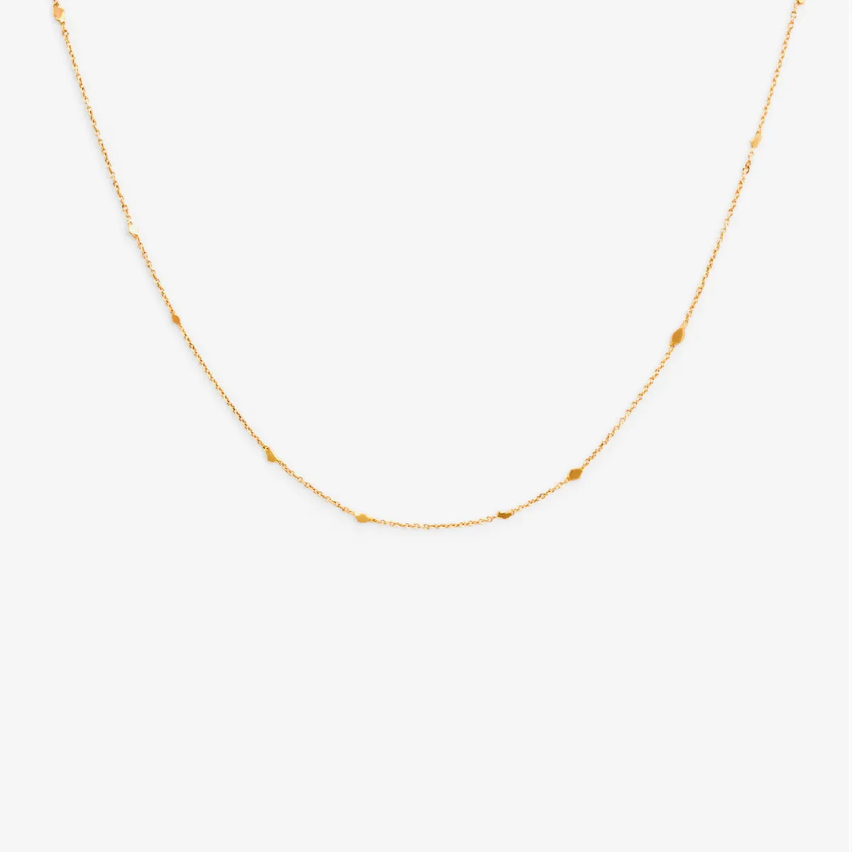 15.5" Little Gold Fleck Necklace | N4201