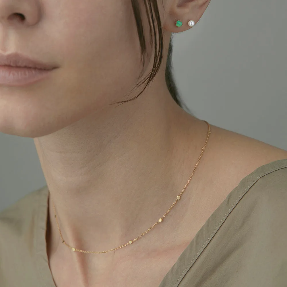 15.5" Little Gold Fleck Necklace | N4201