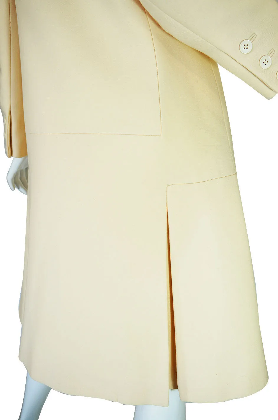 1960s Structured Irene Cream Dress