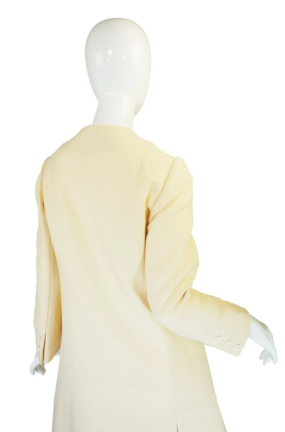 1960s Structured Irene Cream Dress