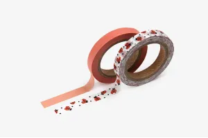 2 Pcs Set, 7 mm x 10 m, Thin Washi Tape, Slim Masking Tape