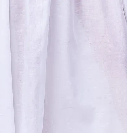 2007- Long sleeveless gown with lace yoke
