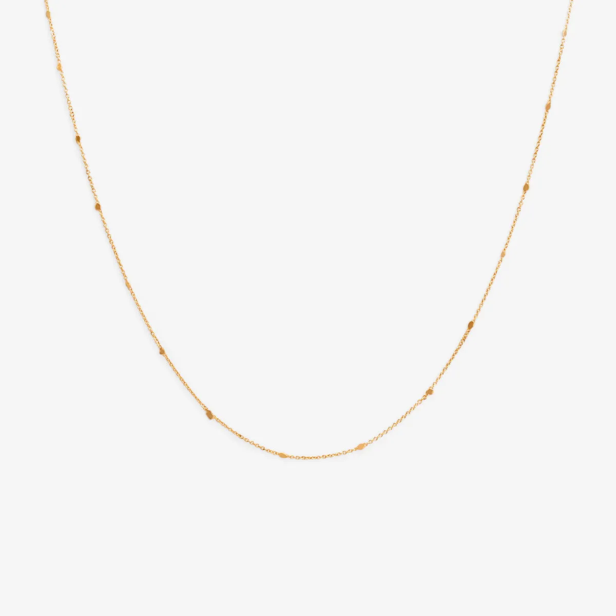 20" Little Gold Fleck Necklace | N4202