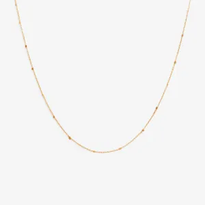 20" Little Gold Fleck Necklace | N4202