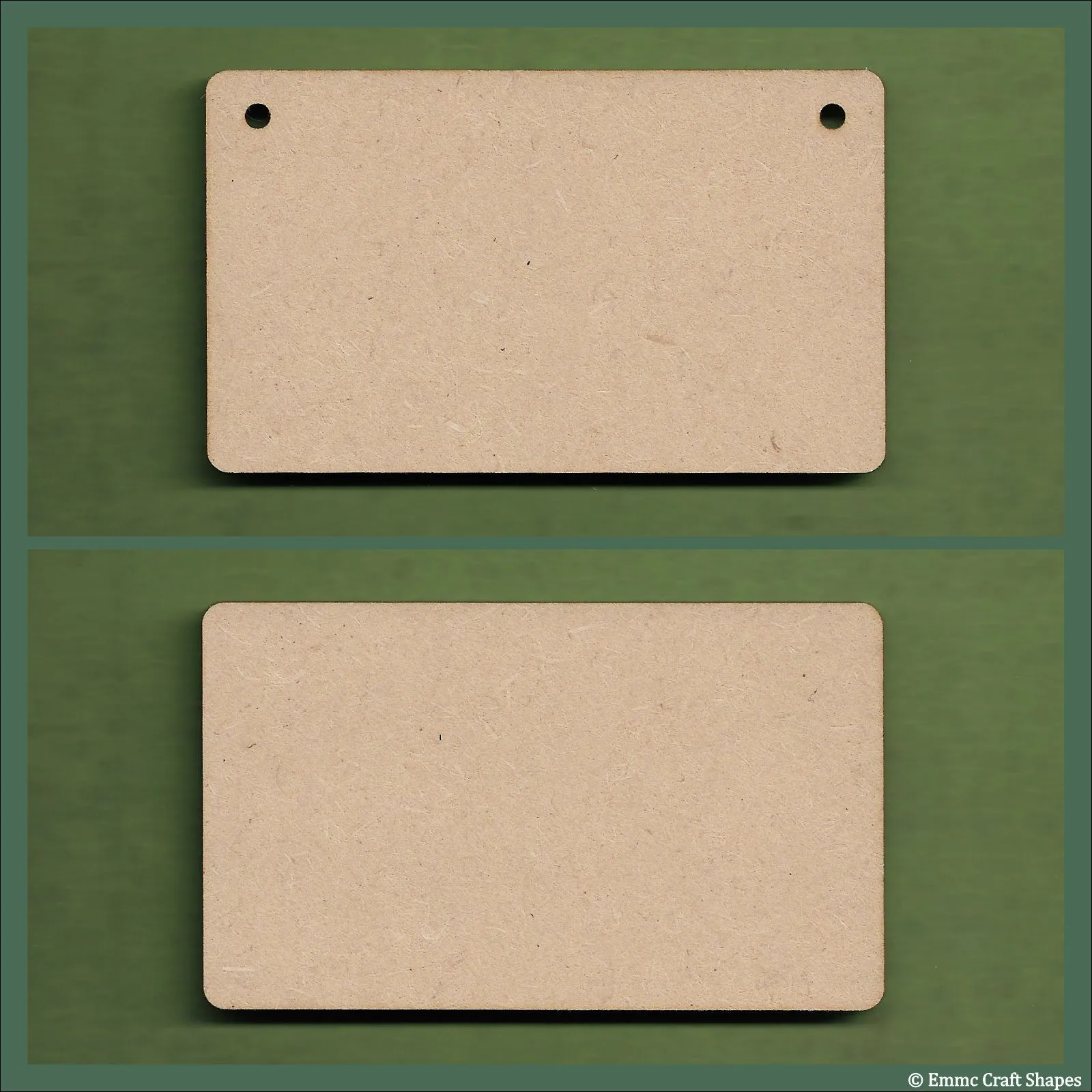26 cm Wide 3mm thick MDF Plaques with rounded corners