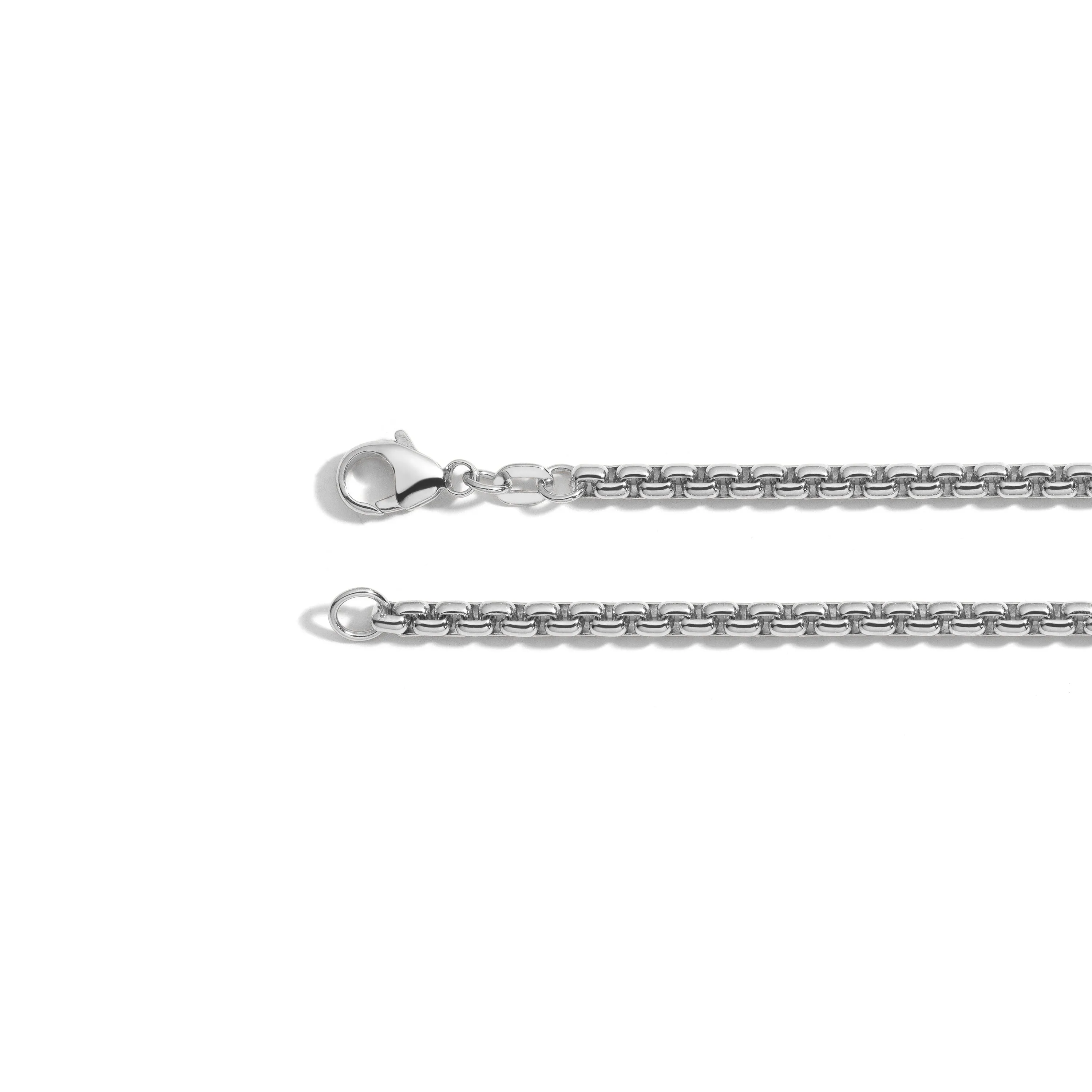 2.7mm Rounded Box Chain Necklace