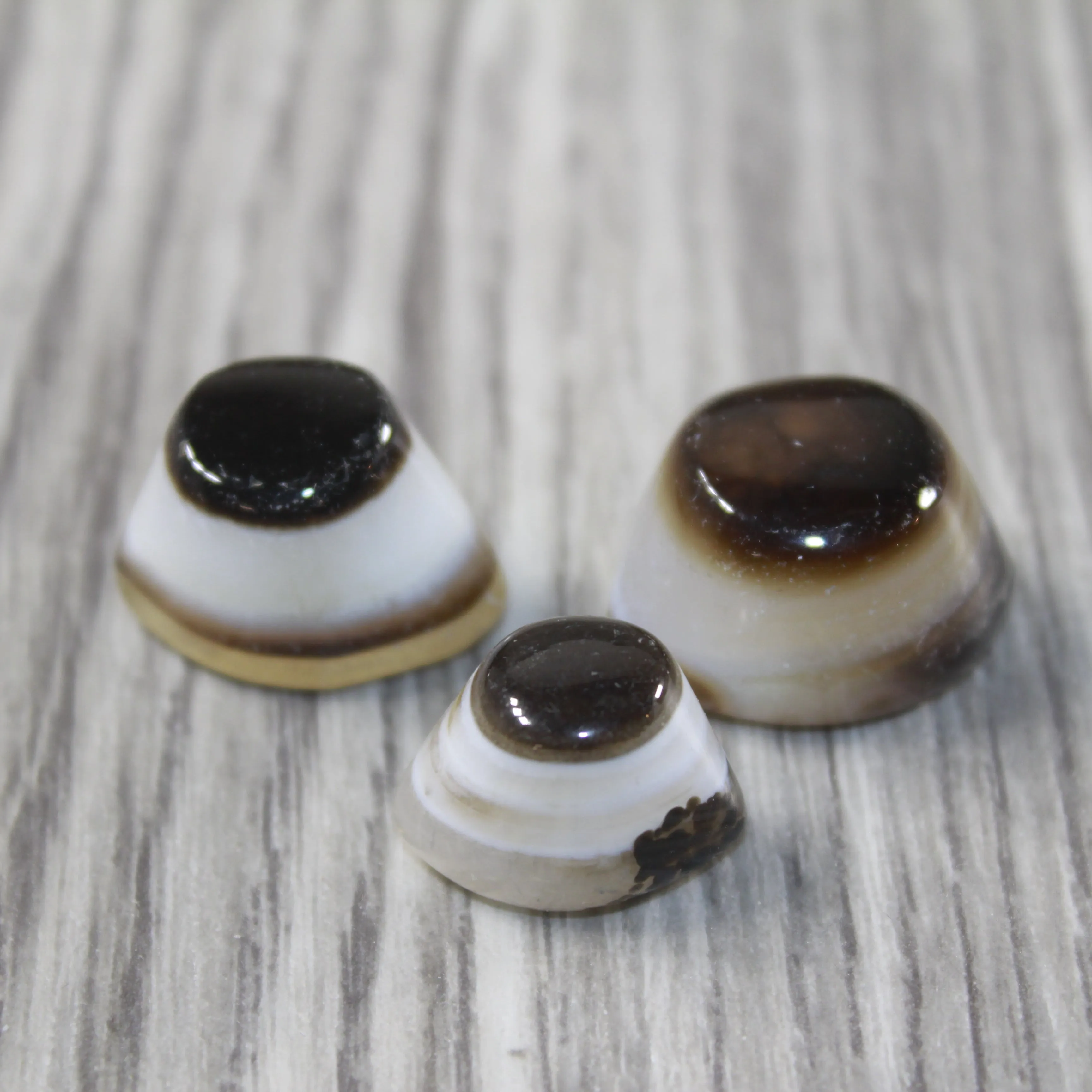 3 Agate Eyes   #4243 Naturally Formed