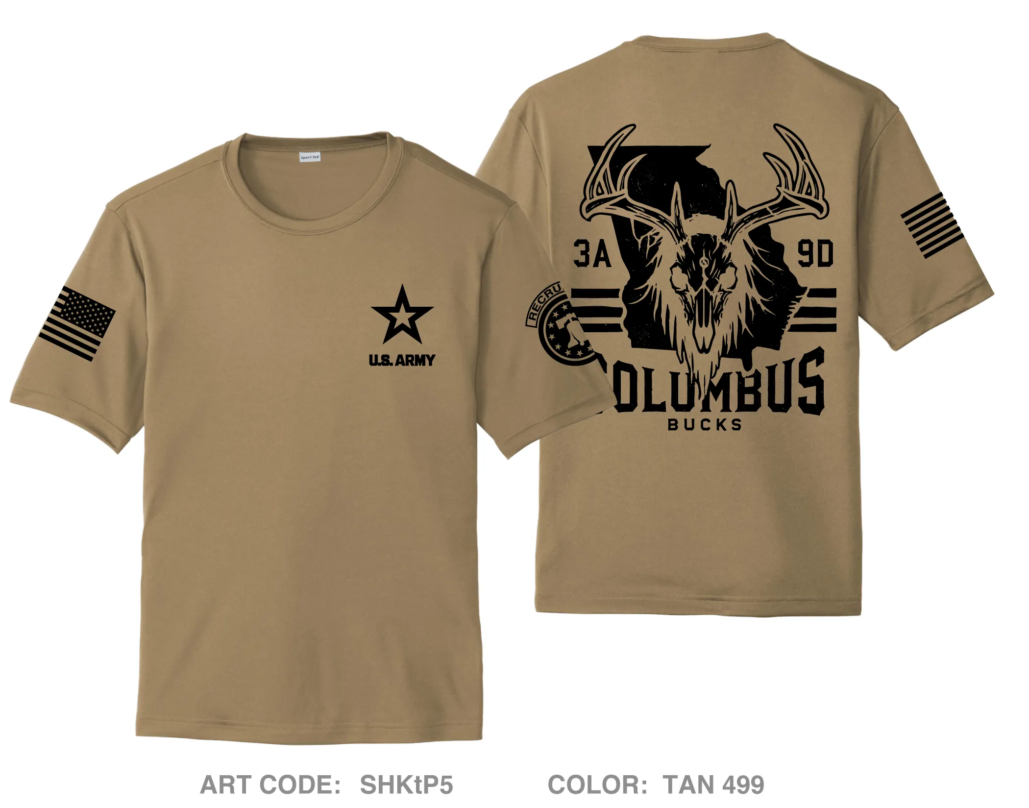 3A9D Hi-Tech Performance Unisex SS Tee - SHKtP5