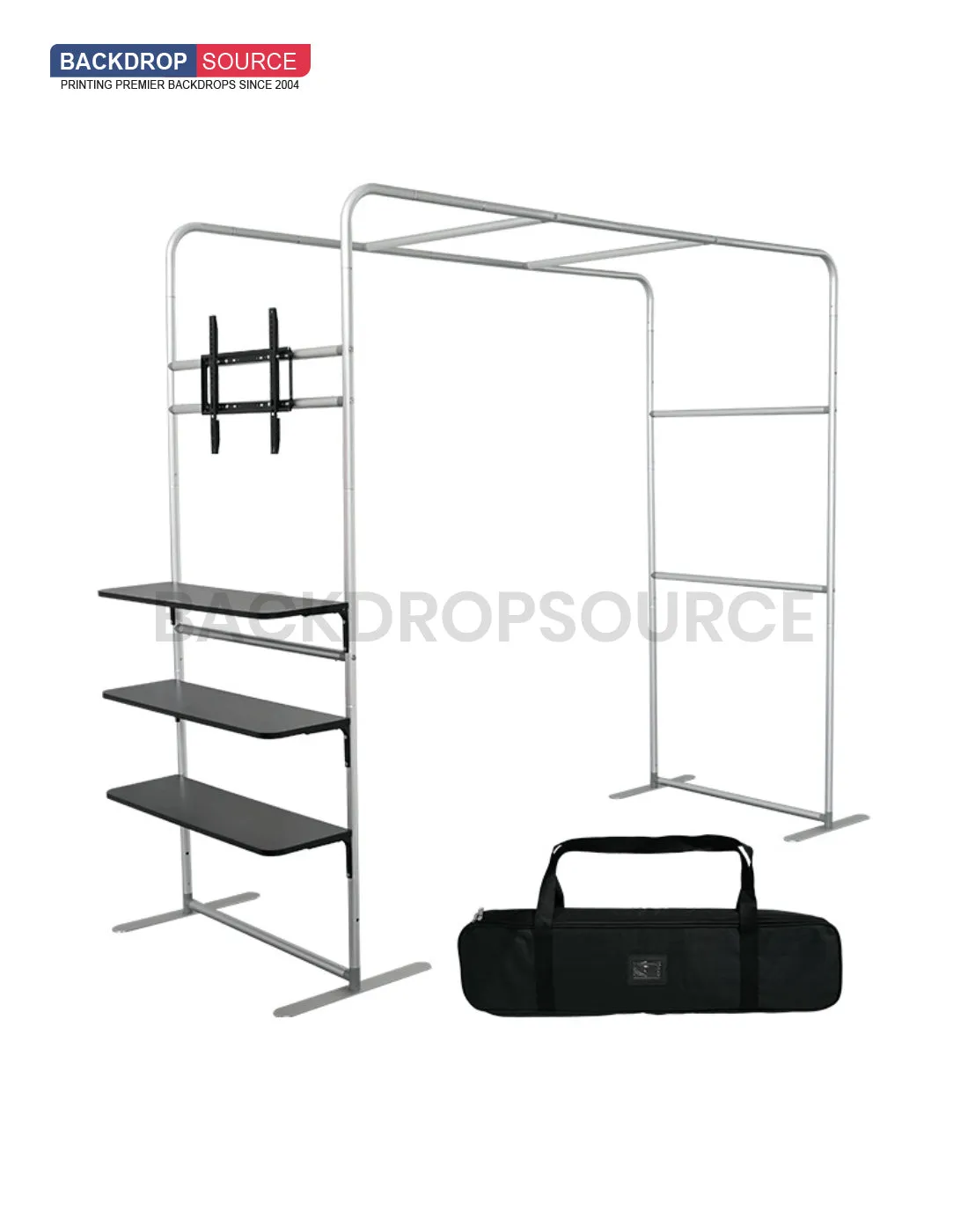 3D Rounded Corner Fabric Display