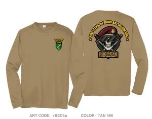 412th Civil Affairs HHC Hi-Tech Unisex Performance LS Tee - rBEC6p