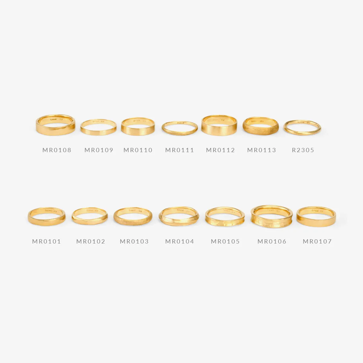 4.8mm Rough Rounded Band | MR0113