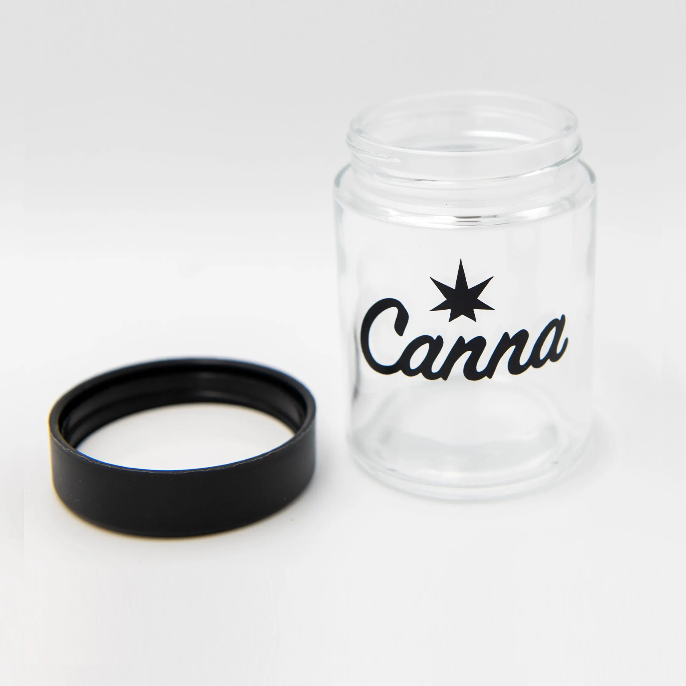 4oz Glass Quarter Jar - Rounded