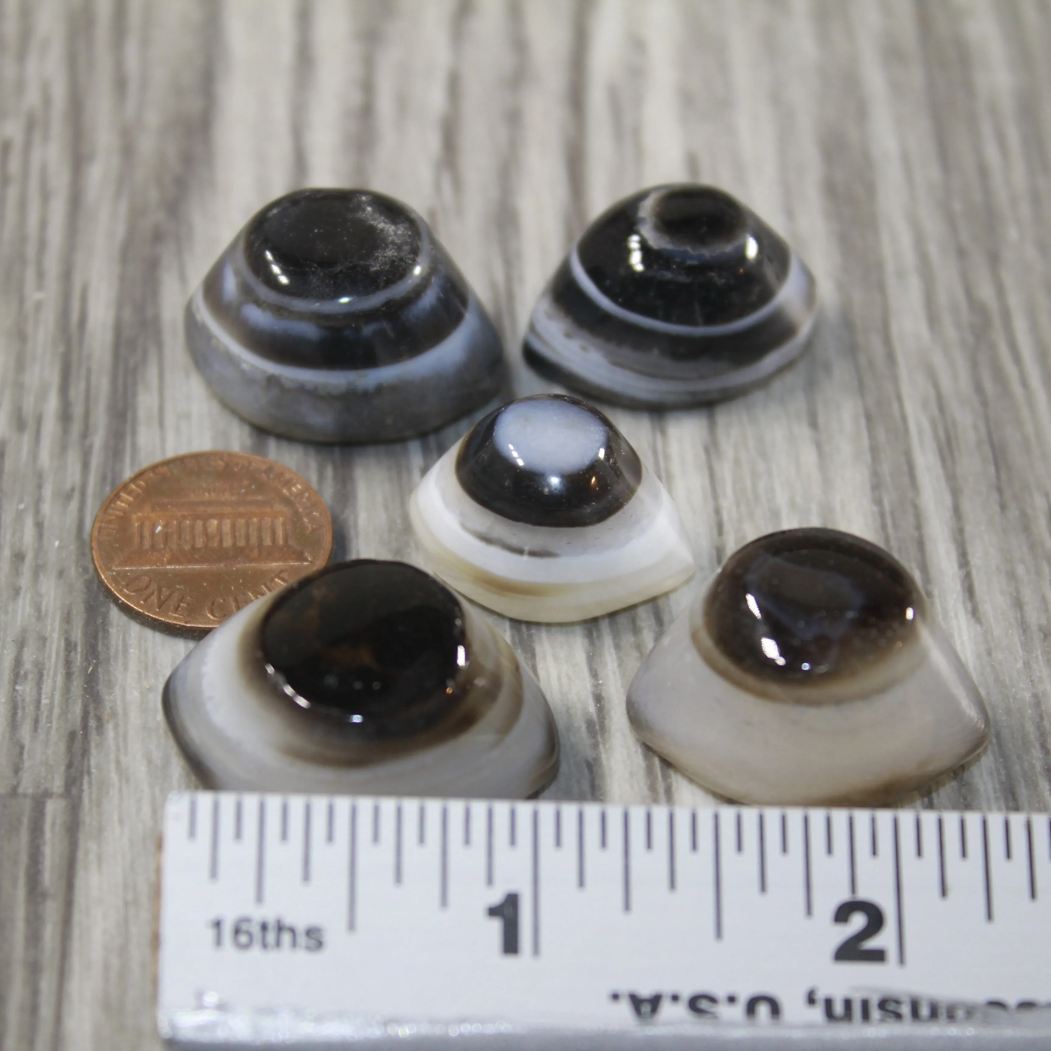 5 Agate Eyes   #0743 Naturally Formed