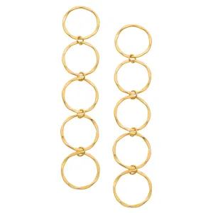 5 Circle Drop Earrings