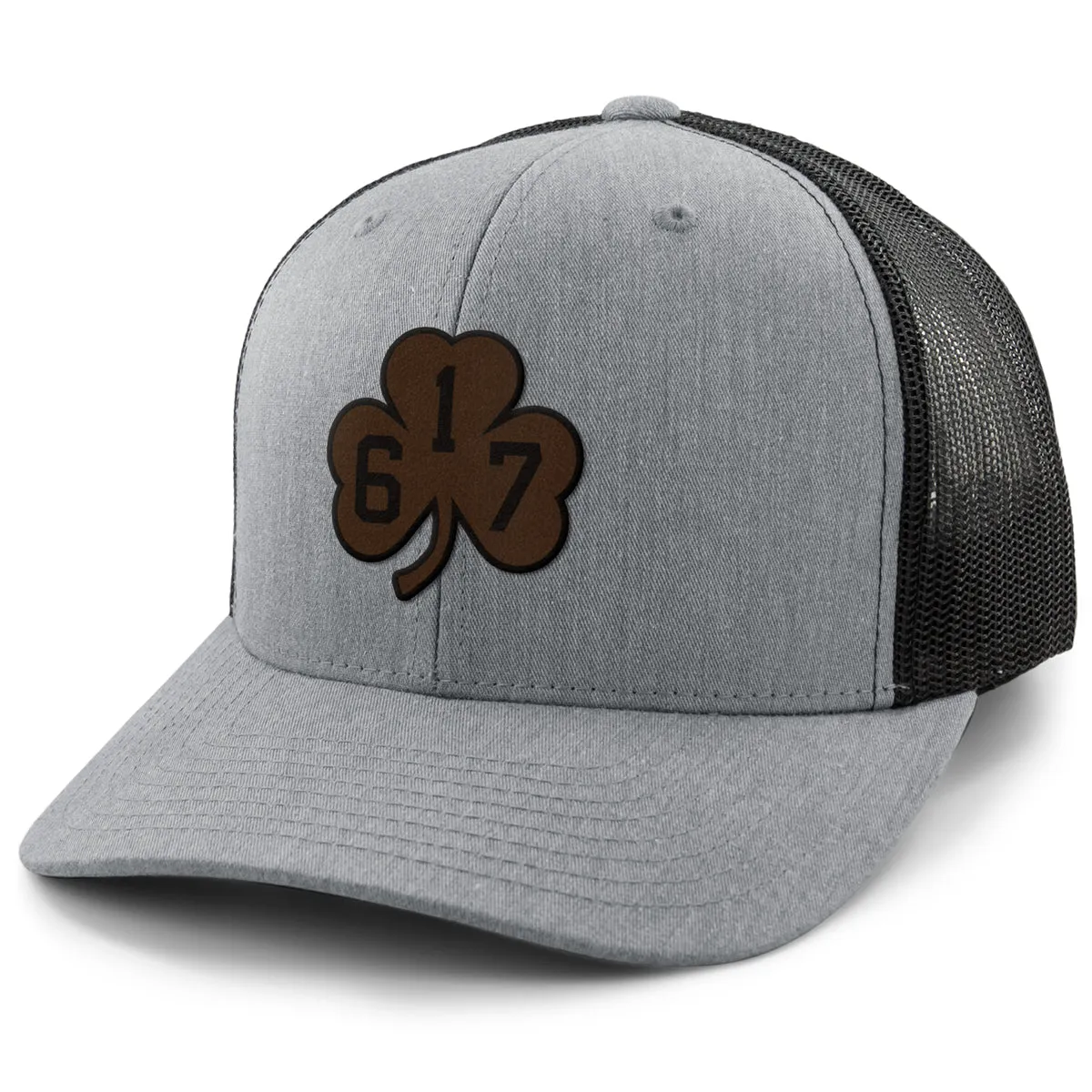 617 Shamrock Leather Patch Classic Snapback Trucker
