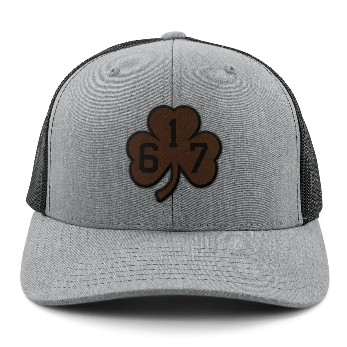 617 Shamrock Leather Patch Classic Snapback Trucker