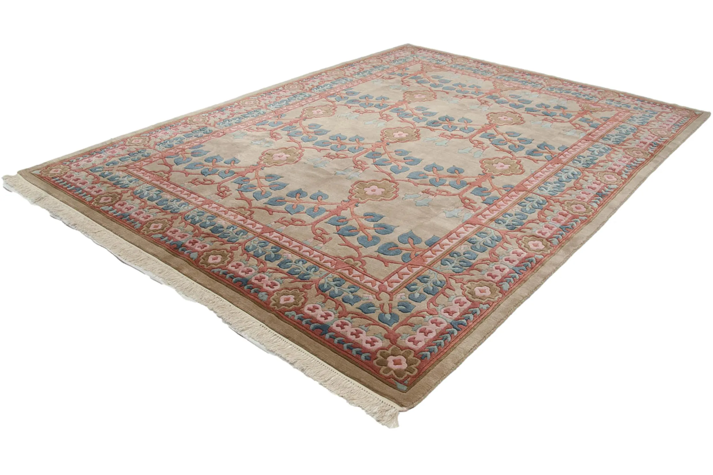 8.5x12 Vintage Indian Arts And Crafts Design Carpet