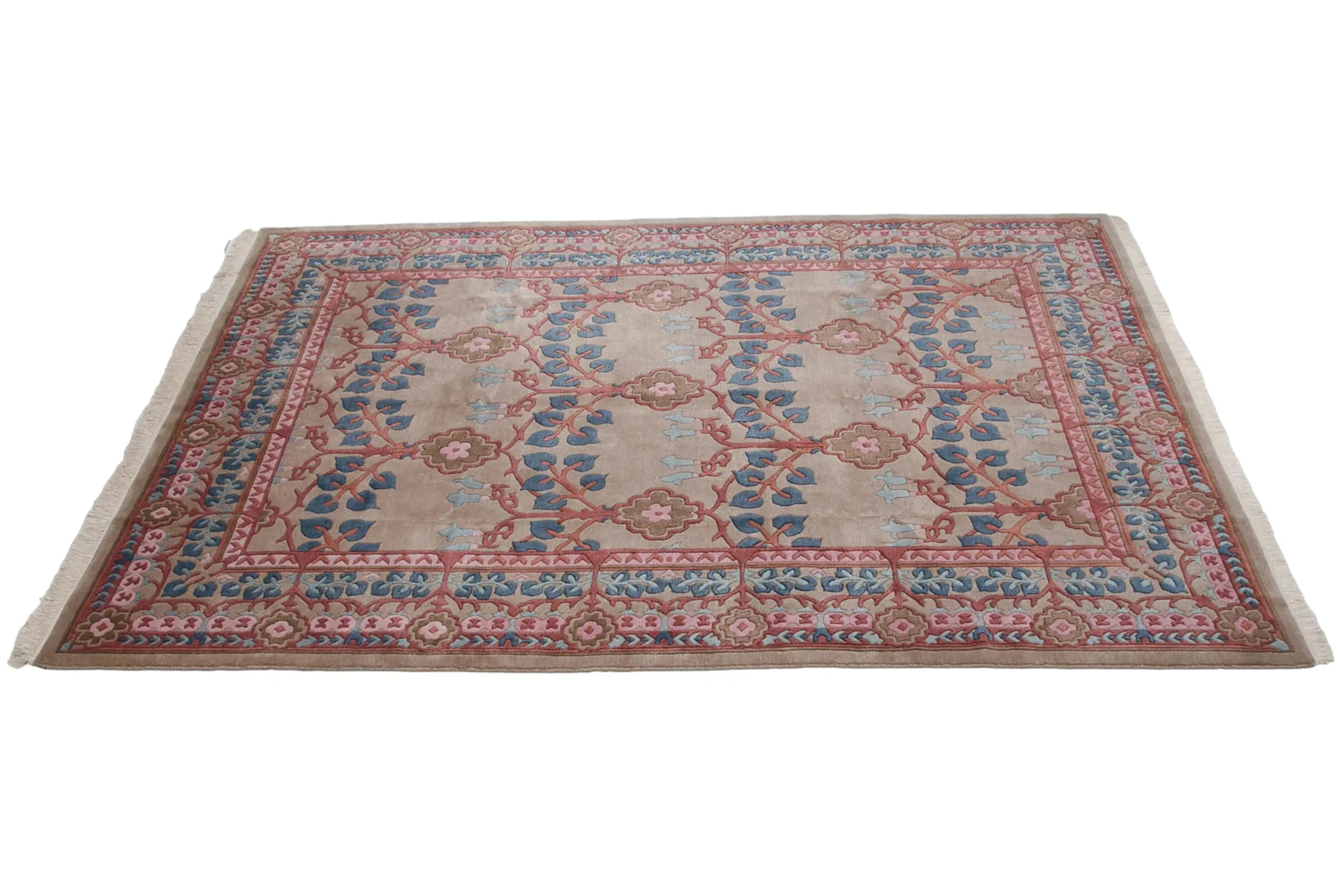 8.5x12 Vintage Indian Arts And Crafts Design Carpet