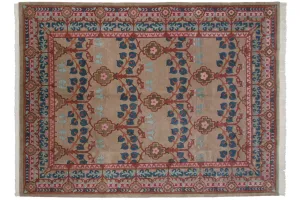 8.5x12 Vintage Indian Arts And Crafts Design Carpet