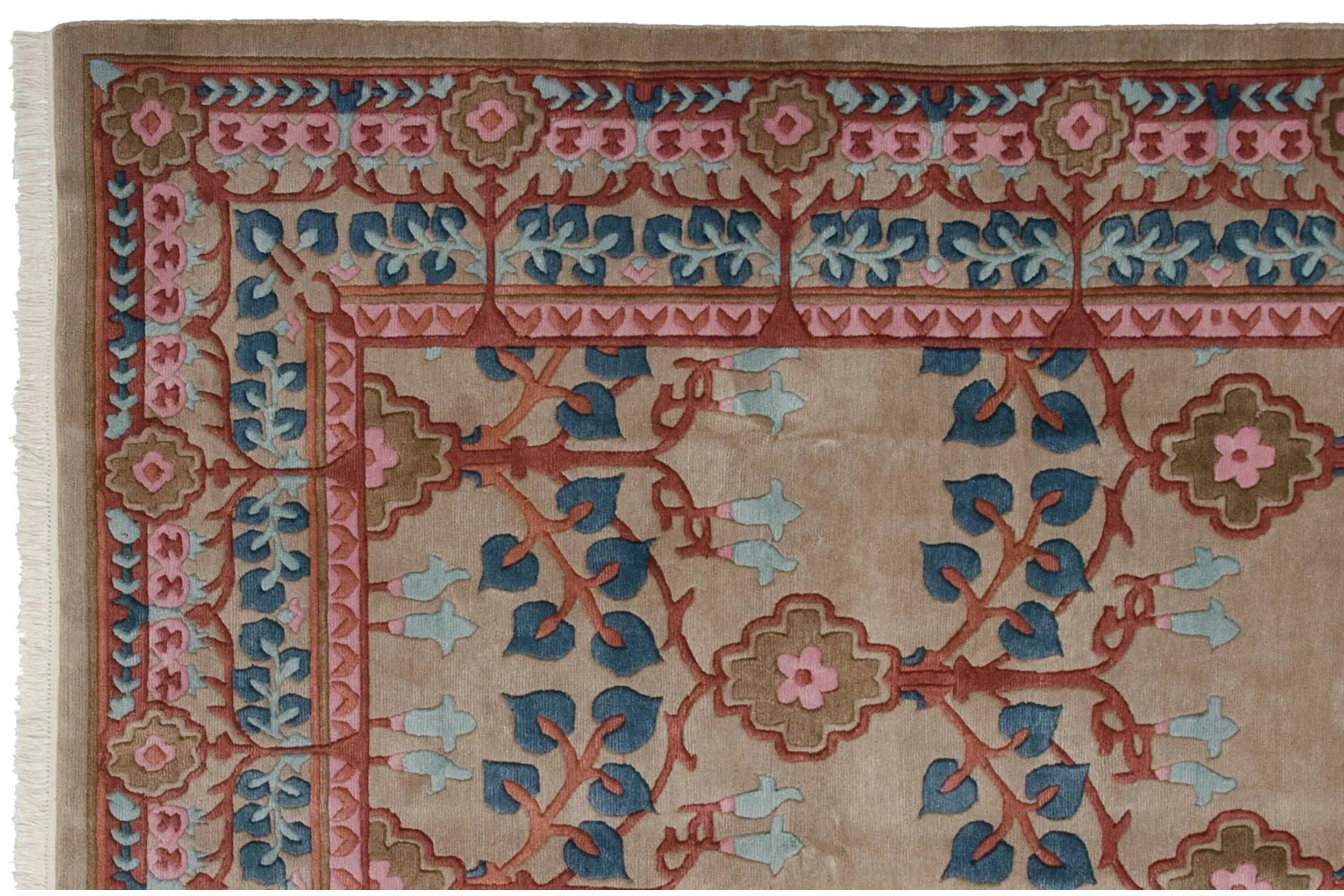8.5x12 Vintage Indian Arts And Crafts Design Carpet