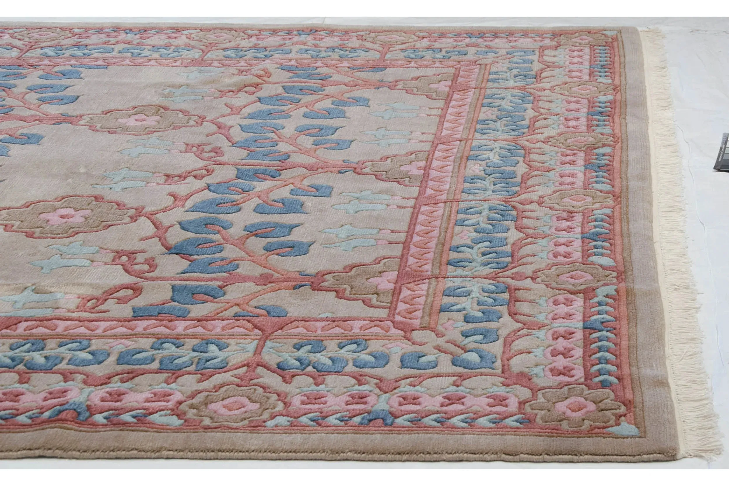 8.5x12 Vintage Indian Arts And Crafts Design Carpet
