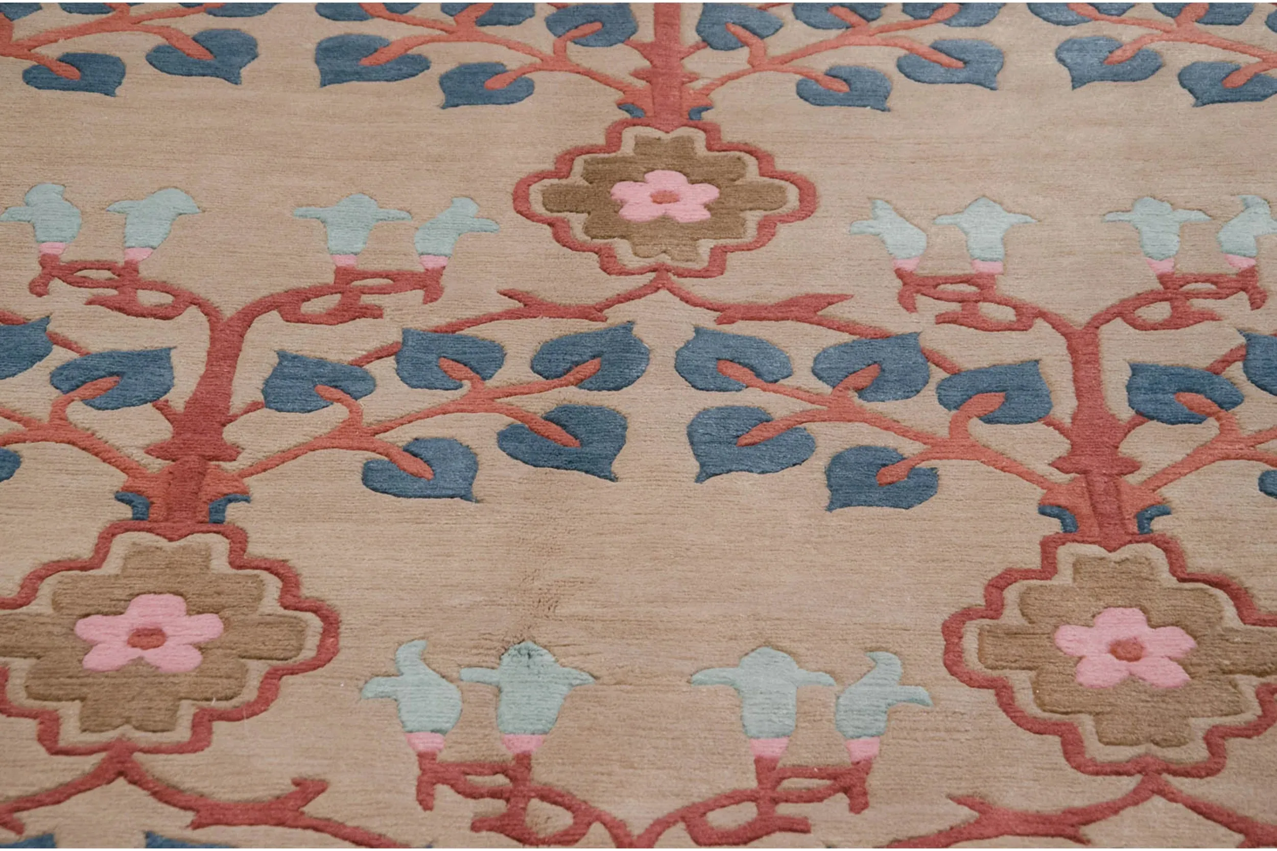 8.5x12 Vintage Indian Arts And Crafts Design Carpet