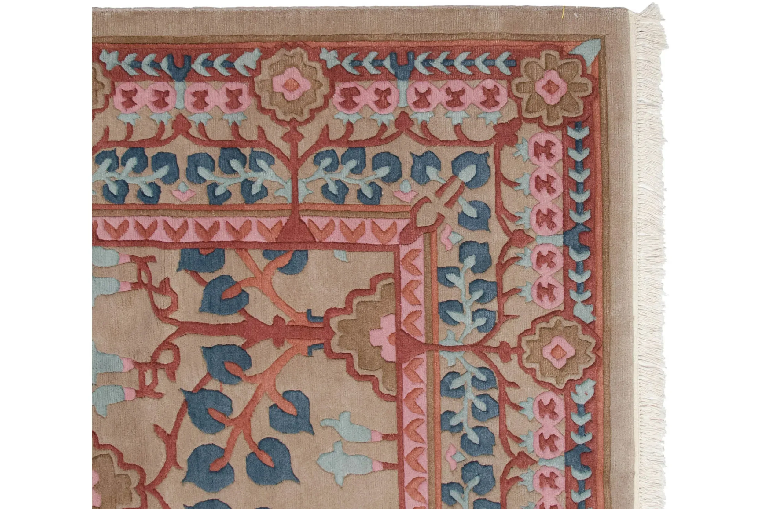 8.5x12 Vintage Indian Arts And Crafts Design Carpet